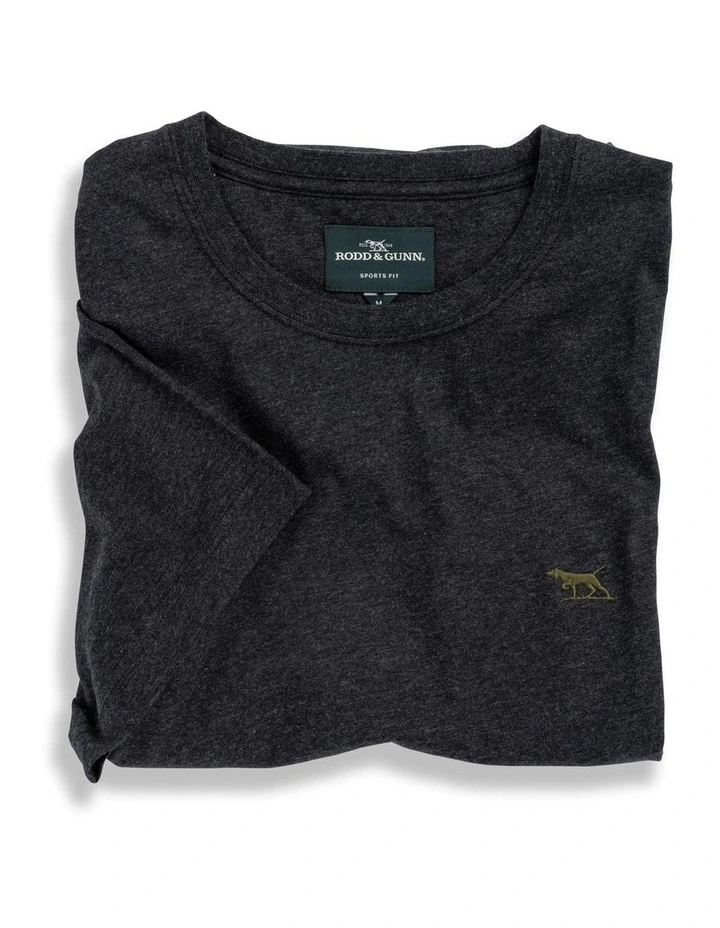 The Gunn T Shirt In Charcoal 6 The Gunn T Shirt In Charcoal - Image 4