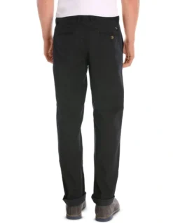 Ben Sherman Slim Stretch Chino Jet Black -Men's Fashion 598202200 3 2 720x928