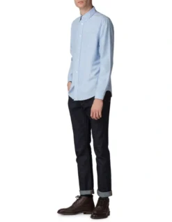 Ben Sherman Classic Long Sleeve Shirt Blue -Men's Fashion 598202740 3 720x928