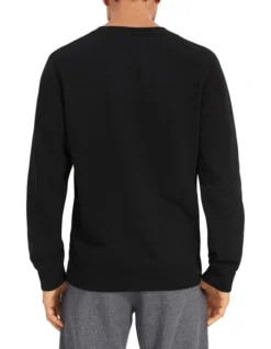 Champion Script Crew Sweat Top Black -Men's Fashion 603613630 3 720x928