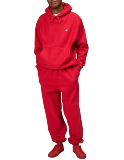 Champion Reverse Weave Hoodie Red -Men's Fashion 653764420 3 720x928