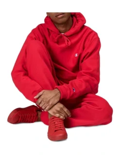 Champion Reverse Weave Hoodie Red -Men's Fashion 653764420 4 720x928