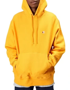 Champion Reverse Weave Hoodie Gold