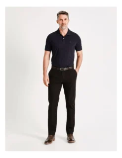 Breckland Stretch Textured Chino Charcoal -Men's Fashion 663565150 3 3 720x928