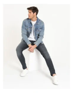 Jack & Jones Alvin Denim Jacket Light Blue -Men's Fashion 691234930 5 720x928