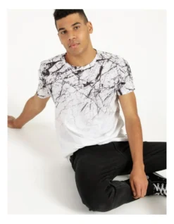 Marble Arch Short Sleeve Tee White -Men's Fashion 700559470 6 720x928