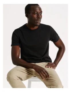 Rhodes Plain Core Tee Black -Men's Fashion 701351740 7 2 720x928