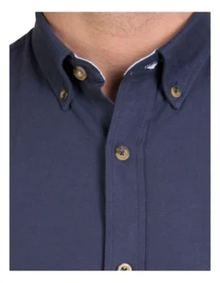 Signature Oxford Long Sleeve Shirt Navy -Men's Fashion 704713240 4 1 720x928