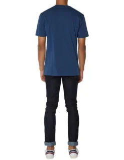 Ben Sherman Chest Embroidery Tee Dark Navy -Men's Fashion 717580630 5 720x928