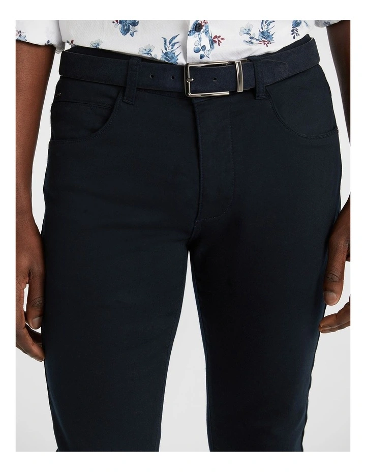 Nicol Skinny Chinos In Blue 5 Nicol Skinny Chinos In Blue - Image 3