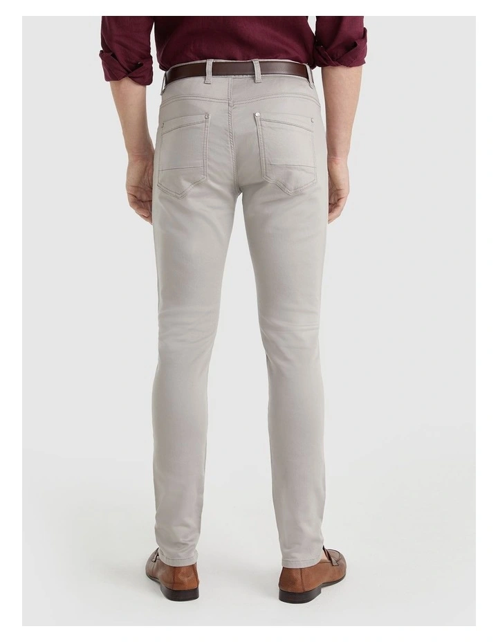 Nicol Skinny Chinos Stone 4 Nicol Skinny Chinos Stone - Image 2