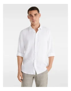 West Hampton Pure Linen Shirt In White -Men's Fashion 727786720 4 1 720x928