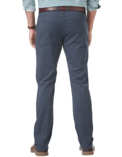 Stretch Bedford Cord Trouser Indigo -Men's Fashion 747192160 3 1 720x928