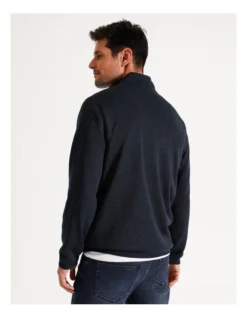 Ribble Valley Fleece Sweat Navy -Men's Fashion 748216810 3 2 720x928