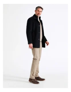 Rochester Melton Coat Navy -Men's Fashion 748218070 6 720x928