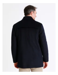 Rochester Melton Coat Navy -Men's Fashion 748218070 7 720x928