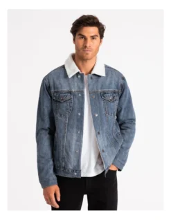 Bradley Sherpa Denim Jacket Denim