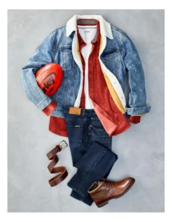 Bradley Sherpa Denim Jacket Denim -Men's Fashion 748796770 3 3 720x928