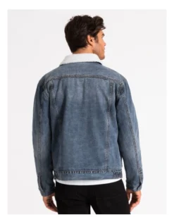 Bradley Sherpa Denim Jacket Denim -Men's Fashion 748796770 7 2 720x928