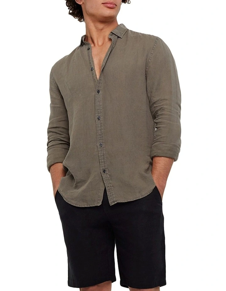The Tennyson Linen Long Sleeve Shirt 3 The Tennyson Linen Long Sleeve Shirt