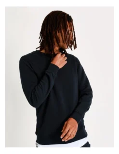 Ryder Moto Crew Sweat Navy -Men's Fashion 751323700 6 720x928