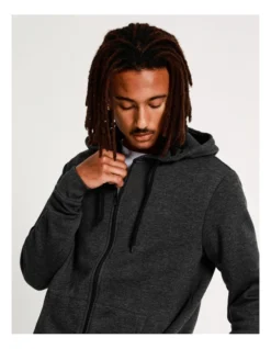 Mitchell Zip Thru Hoodie Charcoal -Men's Fashion 751323790 4 1 720x928