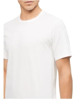 Calvin Klein Classics Crew Cotton T-Shirt White 3 Pack -Men's Fashion 758714410 4 720x928