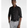 West Hampton Pure Linen Shirt Black -Men's Fashion 767207530 1 1 720x928
