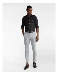 West Hampton Pure Linen Shirt Black -Men's Fashion 767207530 5 1 720x928