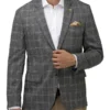 Brooksfield Stretch Textured Window Pane Blazer -Men's Fashion 777419830 1 720x928