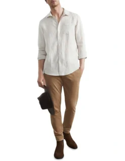 French Connection Linen Regular Fit Shirt -Men's Fashion 782129530 2 1 720x928