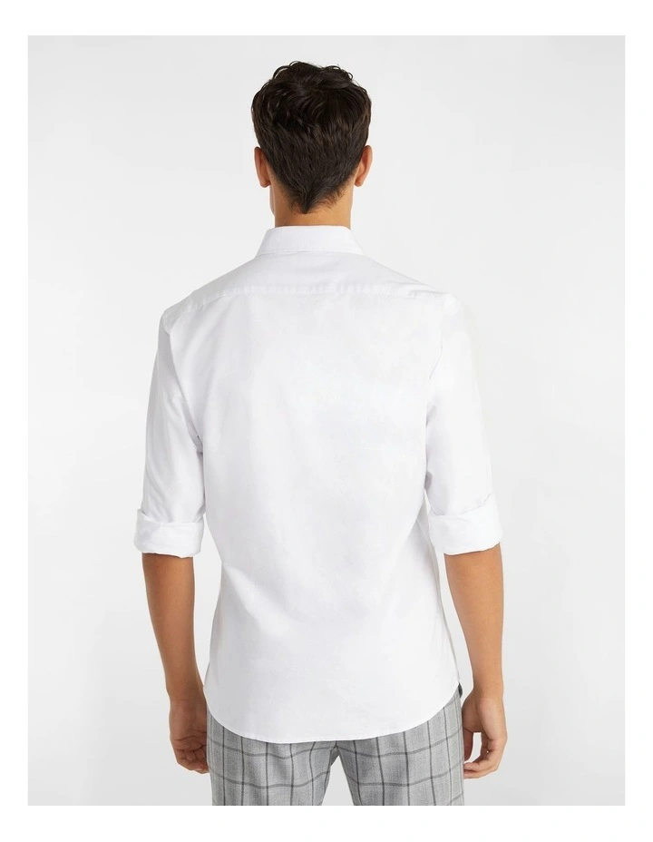 Winston Oxford Shirt In White 4 Winston Oxford Shirt In White - Image 2