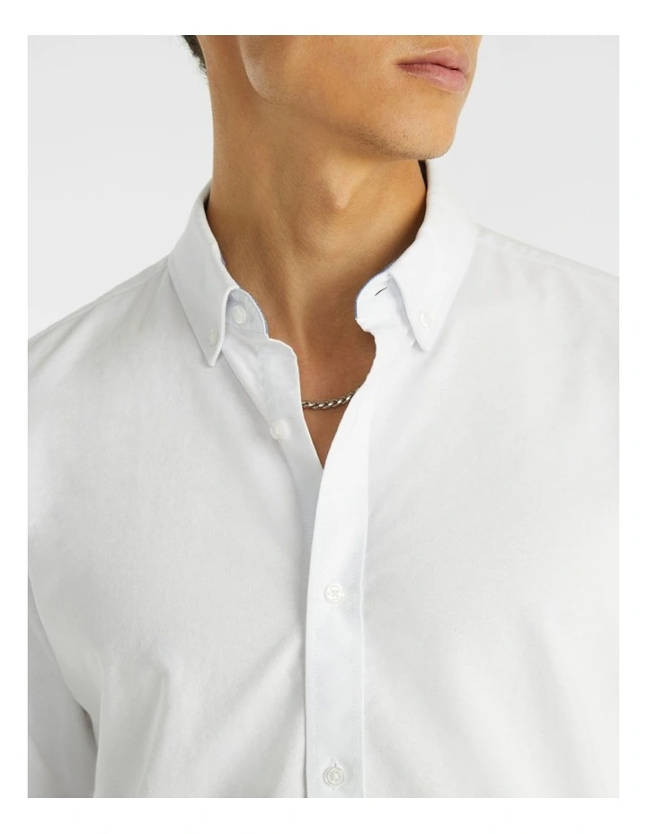 Winston Oxford Shirt In White 5 Winston Oxford Shirt In White - Image 3