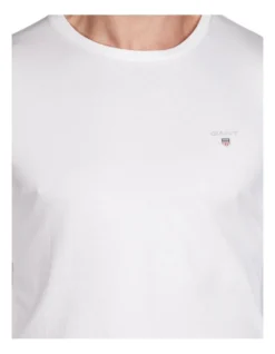 Gant Solid Long Sleeve T-Shirt In White -Men's Fashion 796763890 4 720x928
