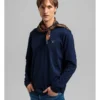 Gant Solid Long Sleeve T-Shirt In Navy -Men's Fashion 796763980 1 720x928