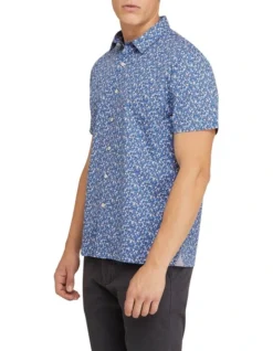 Oxford Leyton Floral Relax Fit S/s Shirt -Men's Fashion 797336650 2 720x928