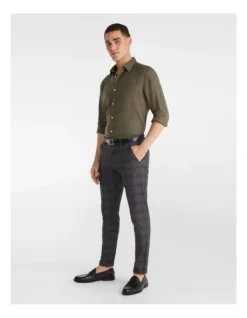 West Hampton Linen Long Sleeve Shirt In Khaki 12 West Hampton Linen Long Sleeve Shirt In Khaki -Men's Fashion 799932070 5 2 720x928