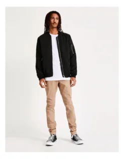 The Langy Bomber Jacket Black -Men's Fashion 803996830 4 2 720x928