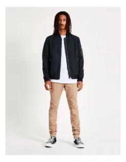 The Langy Bomber Jacket Navy -Men's Fashion 803997010 4 1 720x928