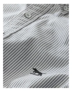 Gunn Oxford Stripe Sports Fit Shirt Granite -Men's Fashion 825937840 4 720x928