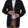 Gibson Slim Fit Mercury Big Check Melton Overcoat -Men's Fashion 826803010 1 720x928