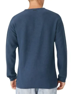 The Washed Richland Knit In Petrol -Men's Fashion 831442600 3 720x928