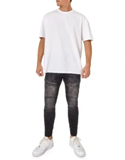 The Denim Armoured Drifter Washed Black -Men's Fashion 831519640 3 720x928