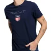 Gant Shield Short Sleeve T-Shirt In Blue -Men's Fashion 832910410 869267530 1 720x928