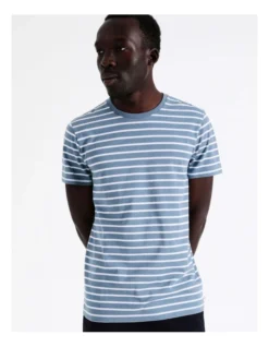London Stripe Tee Blue -Men's Fashion 833886820 5 1 720x928
