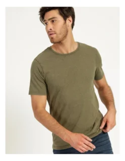 Kingscliff Snow Wash Tee Forest