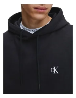 Calvin Klein Jeans Essential Regular Hoodie Black -Men's Fashion 839110420 5 720x928