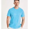 Sunset Garment Dye Tee Aqua -Men's Fashion 840033640 1 2 720x928