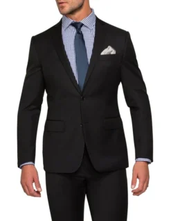 Van Heusen Slim Suit Jacket Black