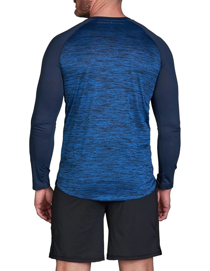 Performance Long Sleeve T-Shirt Navy 4 Performance Long Sleeve T-Shirt Navy - Image 2